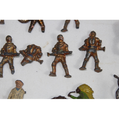 712 - LARGE QUANTITY OF LEAD FIGURES