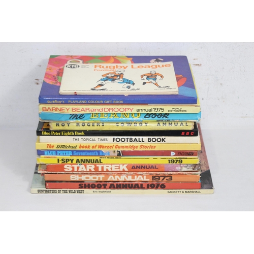 718 - QUANTITY OF VINTAGE CHILDREN'S BOOKS AND ANNUALS