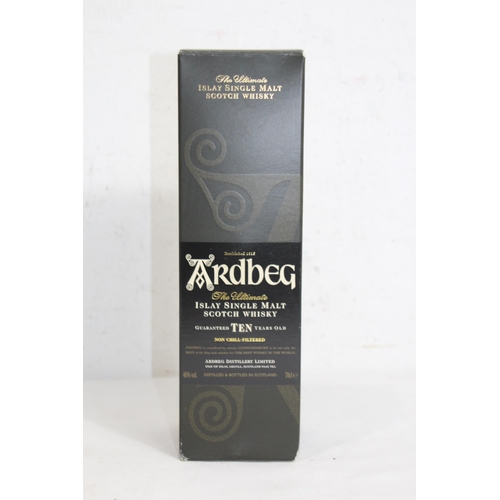 789 - BOTTLE OF ARDBEG ISLAY SINGLE MALT WHISKEY