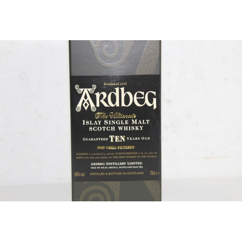 789 - BOTTLE OF ARDBEG ISLAY SINGLE MALT WHISKEY