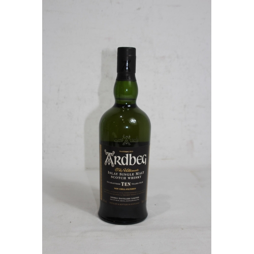 789 - BOTTLE OF ARDBEG ISLAY SINGLE MALT WHISKEY