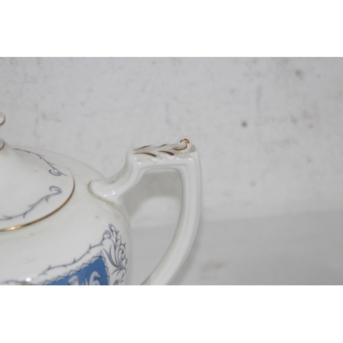 322 - COALPORT REVELRY TEAPOT ETC
19CM