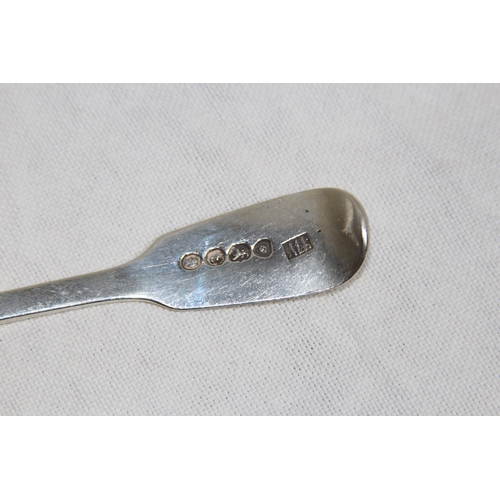 1099 - TWO WILLIAM IV SILVER SPOONS - LONDON 1834 - 60.3G