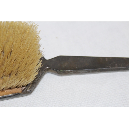 1100 - ART DECO SILVER BACKED BRUSH - BIRMINGHAM 1933