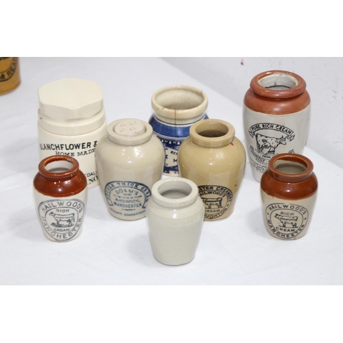 328 - QUANTITY OF VINTAGE STONEWARE BOTTLES AND POTS ETC