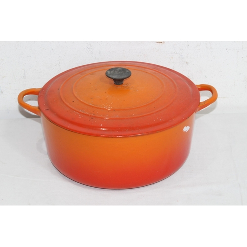 498 - 2 X LE CREUSET LIDDED POTS