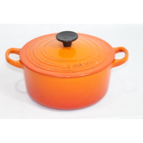 498 - 2 X LE CREUSET LIDDED POTS