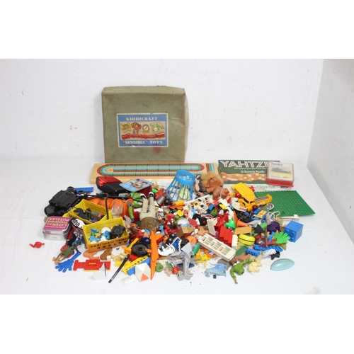 732 - BOX OF INTERESTING TOYS ETC