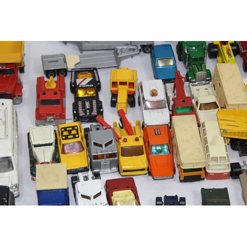 733 - LARGE QUANTITY OF MATCH BOX DIE CAST CARS