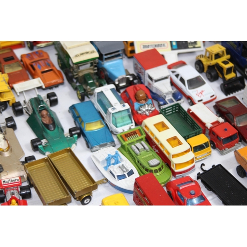 733 - LARGE QUANTITY OF MATCH BOX DIE CAST CARS