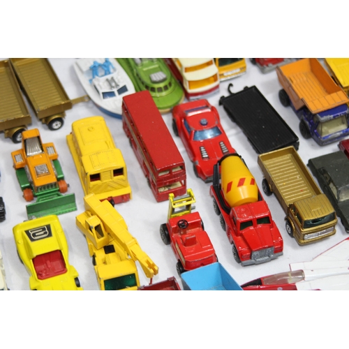 733 - LARGE QUANTITY OF MATCH BOX DIE CAST CARS