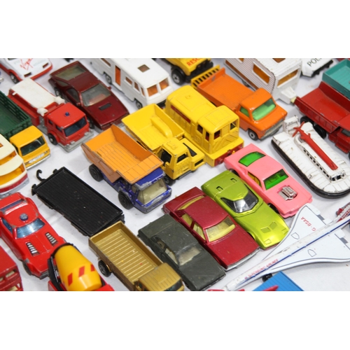 733 - LARGE QUANTITY OF MATCH BOX DIE CAST CARS