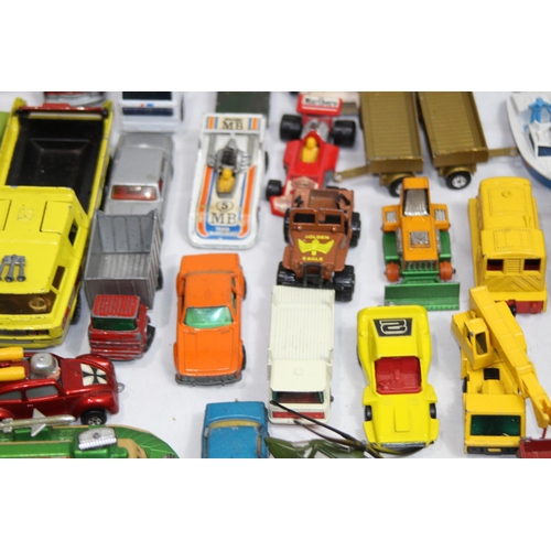 733 - LARGE QUANTITY OF MATCH BOX DIE CAST CARS