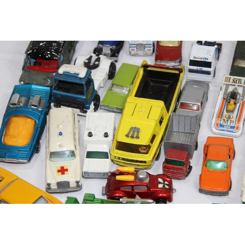 733 - LARGE QUANTITY OF MATCH BOX DIE CAST CARS