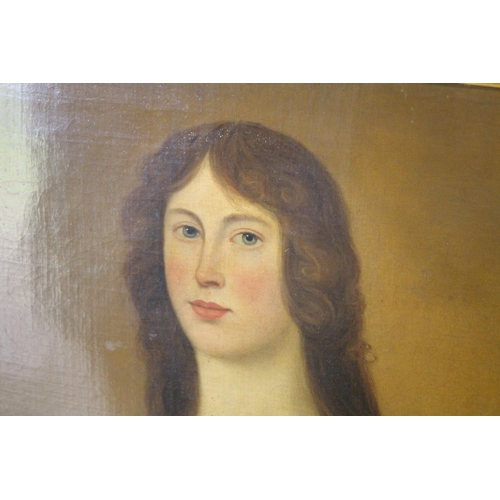 182 - ANTIQUE PORTRAIT OF RACHEL STEWART
150 X 96CM