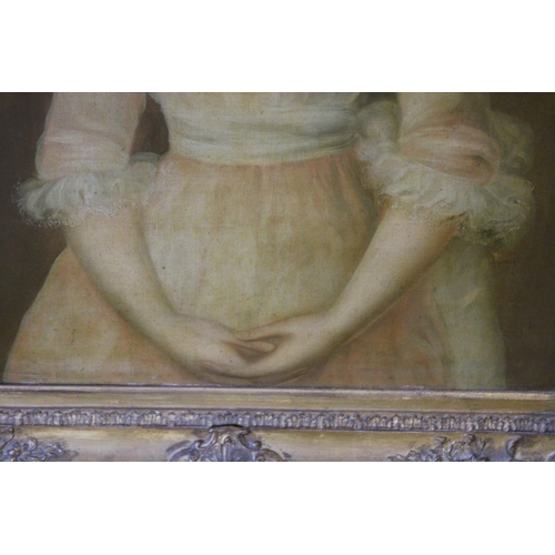 182 - ANTIQUE PORTRAIT OF RACHEL STEWART
150 X 96CM