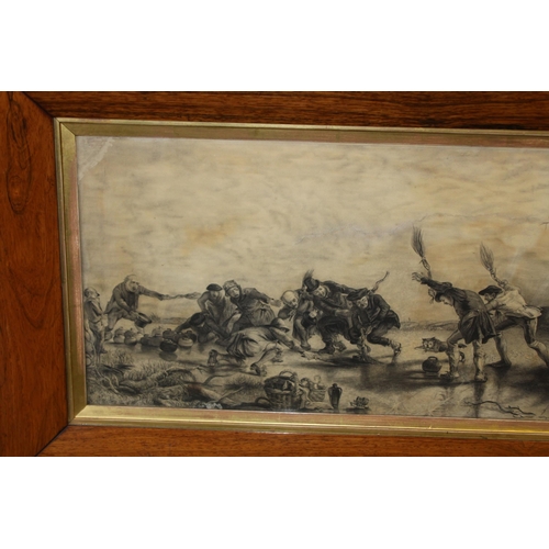 183 - ANTIQUE DRAWING
94 X 48CM