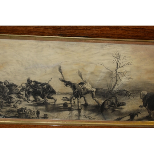 183 - ANTIQUE DRAWING
94 X 48CM