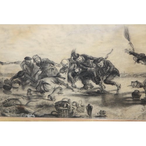 183 - ANTIQUE DRAWING
94 X 48CM