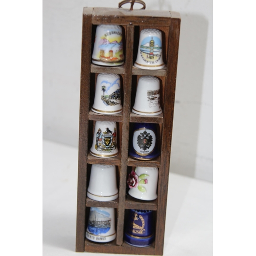 332 - LARGE COLLECTION OF THIMBLES