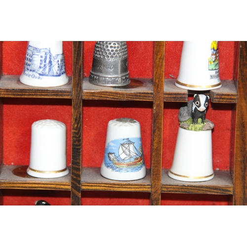 332 - LARGE COLLECTION OF THIMBLES