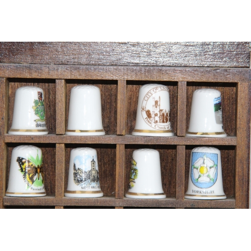 332 - LARGE COLLECTION OF THIMBLES