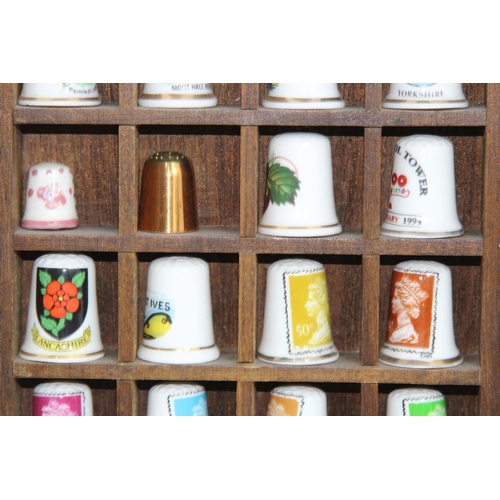 332 - LARGE COLLECTION OF THIMBLES