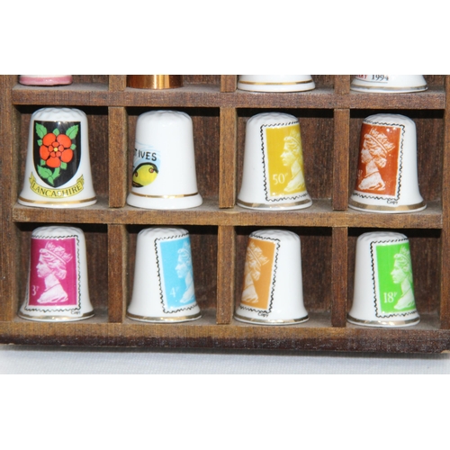 332 - LARGE COLLECTION OF THIMBLES