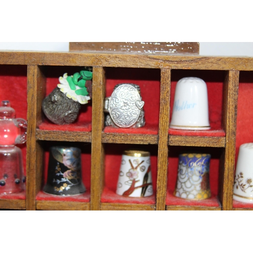 332 - LARGE COLLECTION OF THIMBLES