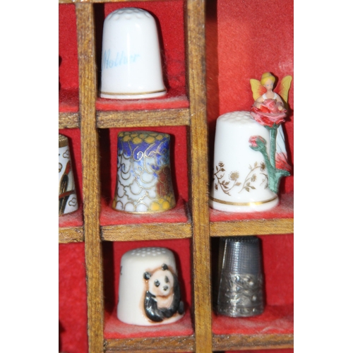 332 - LARGE COLLECTION OF THIMBLES