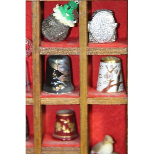 332 - LARGE COLLECTION OF THIMBLES