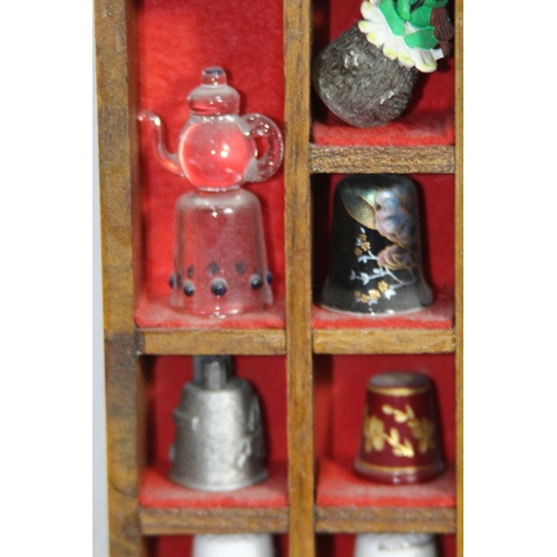 332 - LARGE COLLECTION OF THIMBLES