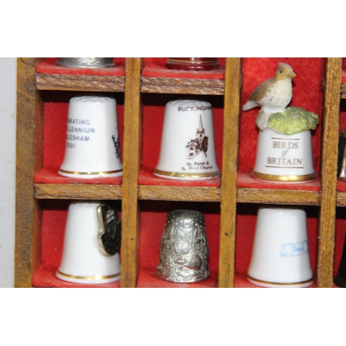 332 - LARGE COLLECTION OF THIMBLES