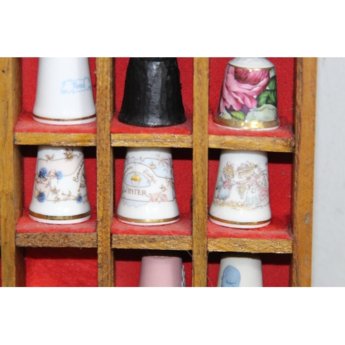 332 - LARGE COLLECTION OF THIMBLES