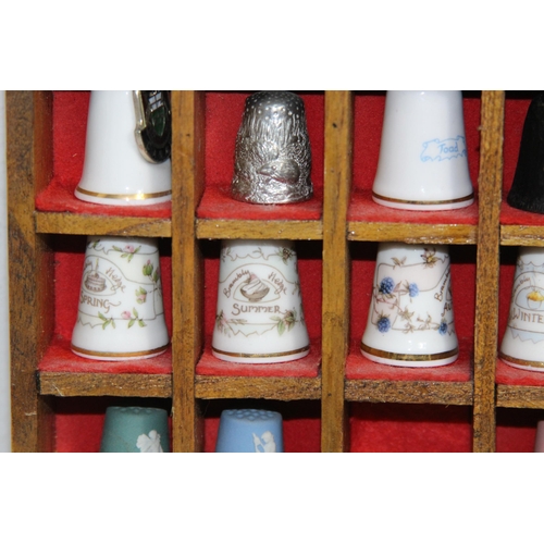 332 - LARGE COLLECTION OF THIMBLES