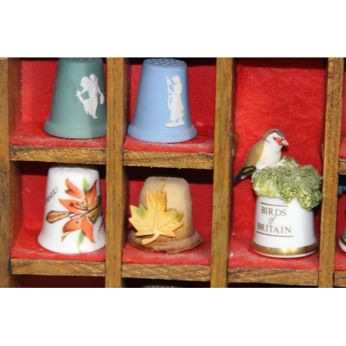 332 - LARGE COLLECTION OF THIMBLES