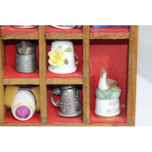 332 - LARGE COLLECTION OF THIMBLES