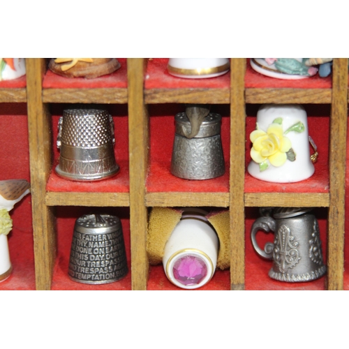 332 - LARGE COLLECTION OF THIMBLES