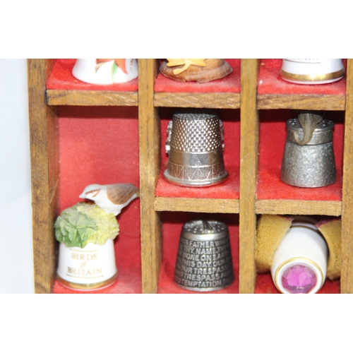 332 - LARGE COLLECTION OF THIMBLES