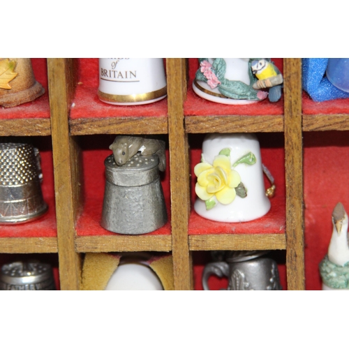 332 - LARGE COLLECTION OF THIMBLES