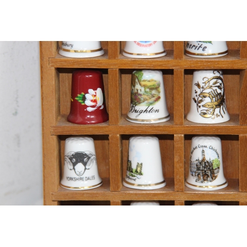 332 - LARGE COLLECTION OF THIMBLES