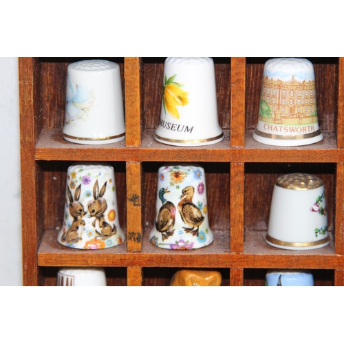 332 - LARGE COLLECTION OF THIMBLES