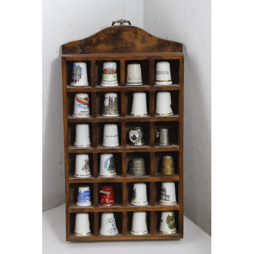 332 - LARGE COLLECTION OF THIMBLES