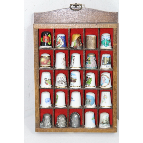 332 - LARGE COLLECTION OF THIMBLES