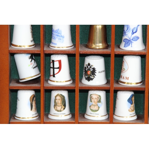 332 - LARGE COLLECTION OF THIMBLES