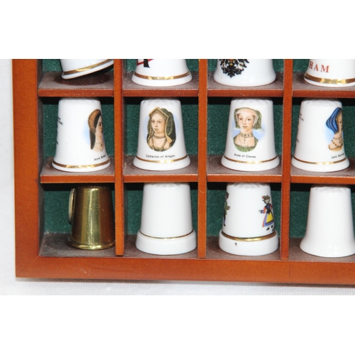 332 - LARGE COLLECTION OF THIMBLES