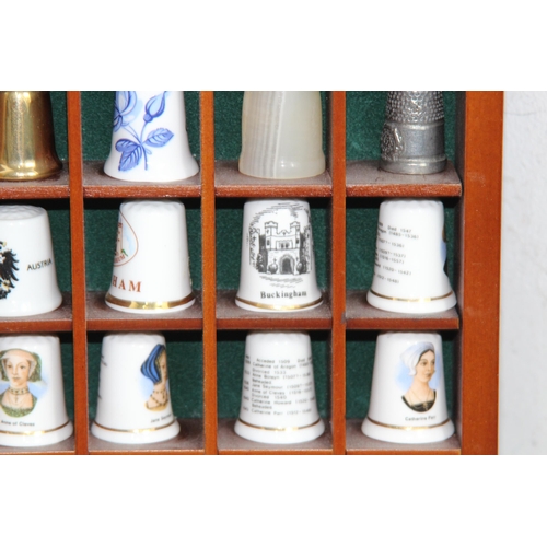 332 - LARGE COLLECTION OF THIMBLES