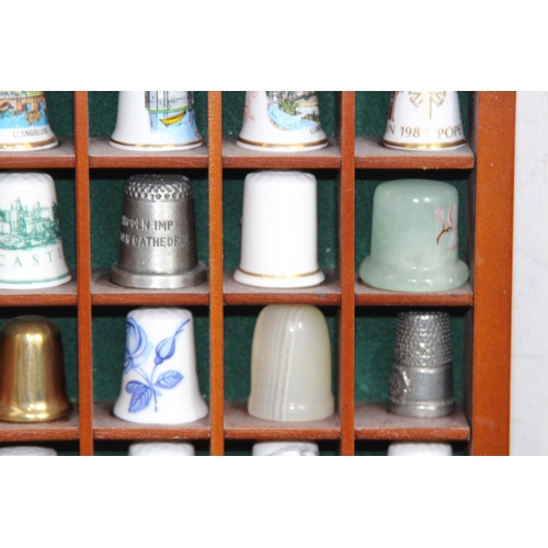 332 - LARGE COLLECTION OF THIMBLES