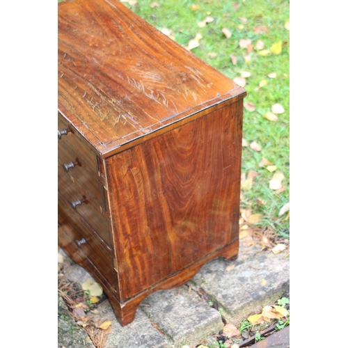 37 - ANTIQUE APPRENTICE CHEST OF DRAWERS 
48 X 29 X 42CM