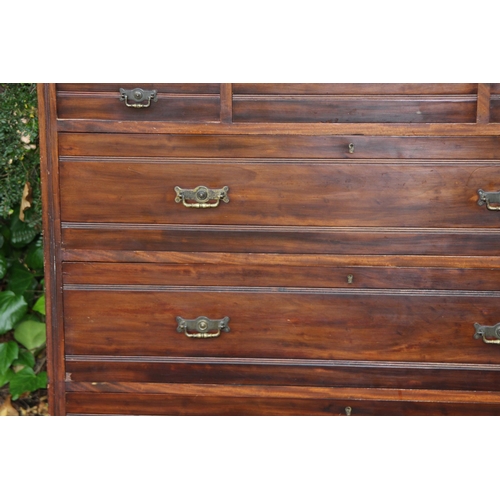 41 - ANTIQUE CHEST OF DRAWERS 
121 X 55 X 121CM